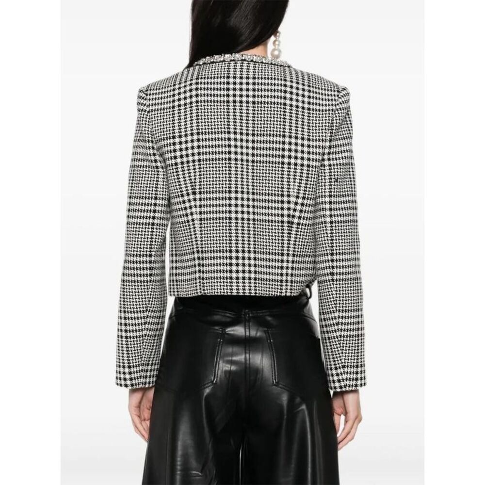 SELF-PORTRAIT Structured Patterned Woven Jacket W… - image 4